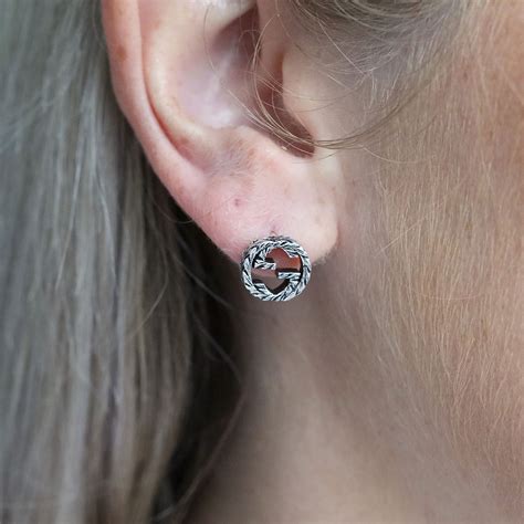 dupe gucci earrings|gucci interlocking earrings.